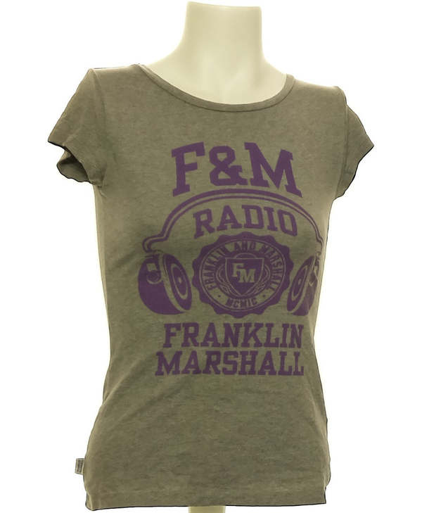 FRANKLIN ET MARSHALL Top Manches Courtes Gris