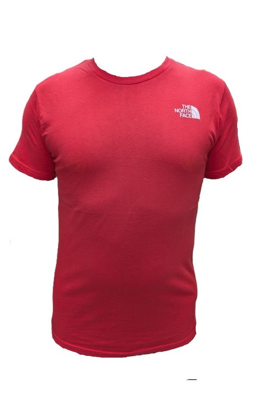 THE NORTH FACE Tshirt Coton Logo Dos  -  The North Face - Homme RED/ROSA