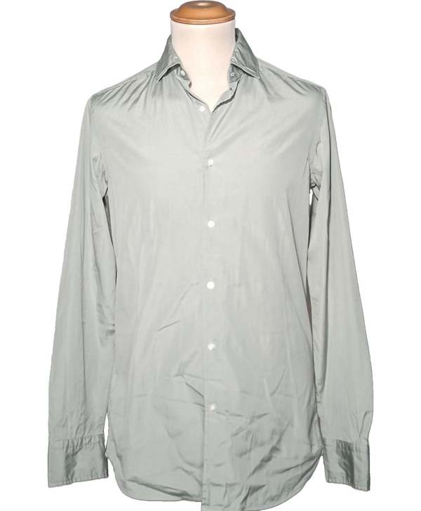 MASSIMO DUTTI Chemise Manches Longues Gris